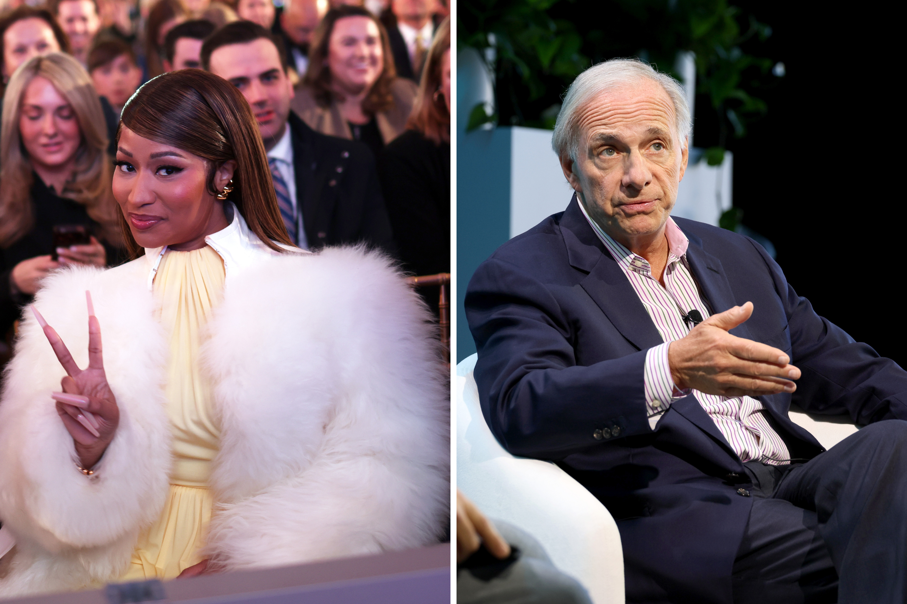 An image of celebrities and donors supporting the Trump Accounts.